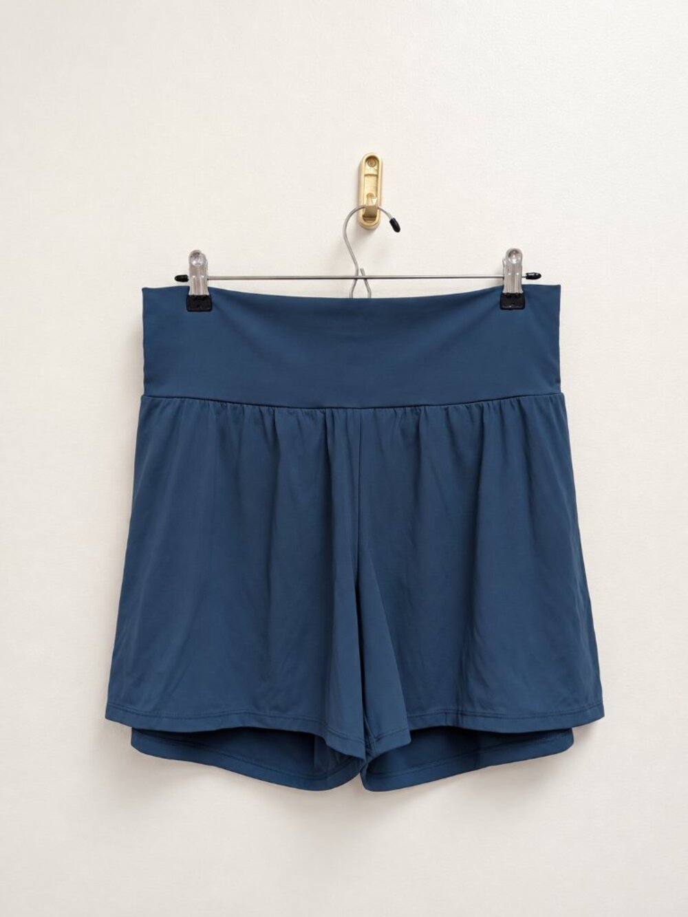 Halara Majolica Blue Back Pocket Shorts